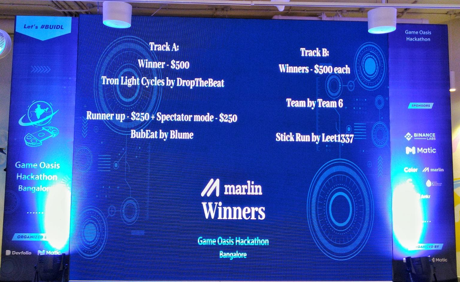 Game Oasis Hackathon Bengaluru